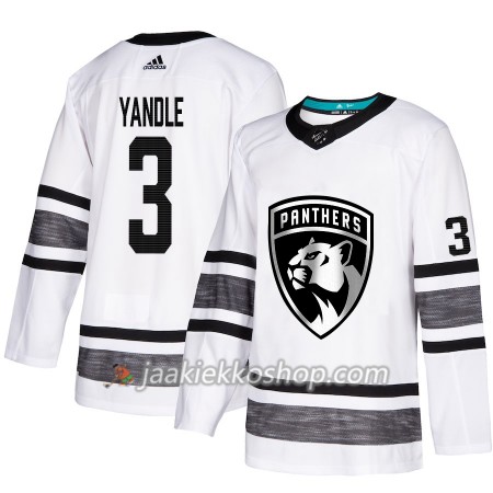 Miehille NHL Florida Panthers Pelipaita Keith Yandle 3 Valkoinen 2019 All-Star Adidas Authentic